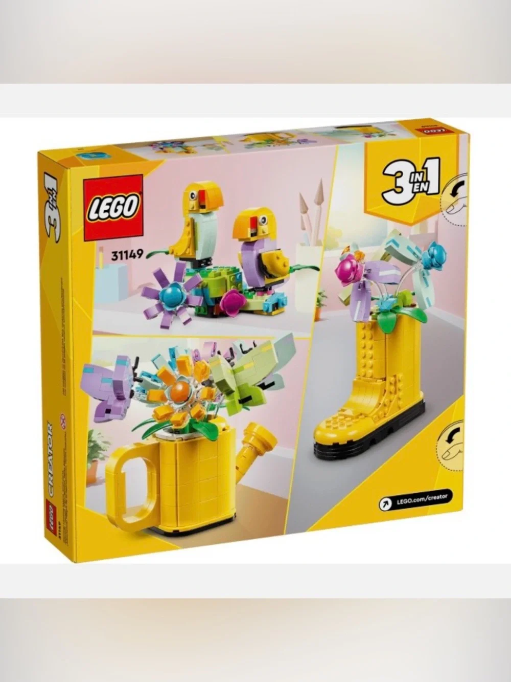 Lego 31149 Creator 3 in 1 Flowers in Watering Can Set